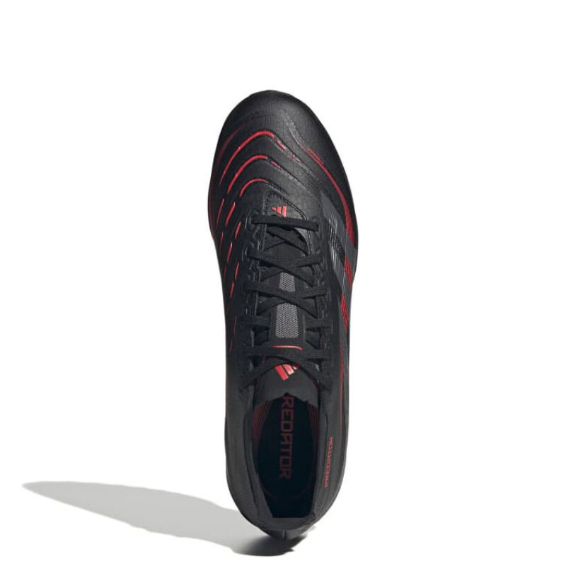 Championes de Fútbol 5 Hombre Adidas Predator League Turf Negro - Gris - Rojo