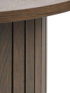 Mesa de centro SPODSBJERG Ø67 color roble osc Mesa de centro SPODSBJERG Ø67 color roble osc