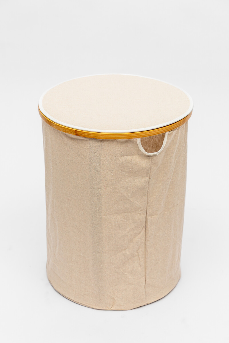 Cesto Aurien Lisa C/tapa - Beige 