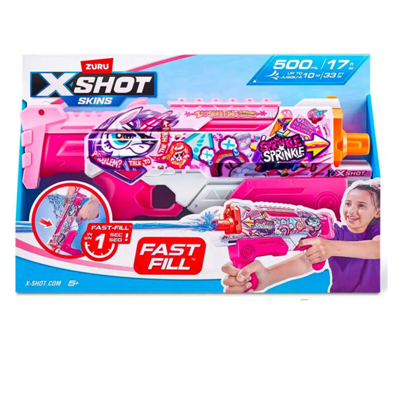 Pistola de Llenado Rápido Hyper X Shot Zuru Unicorn