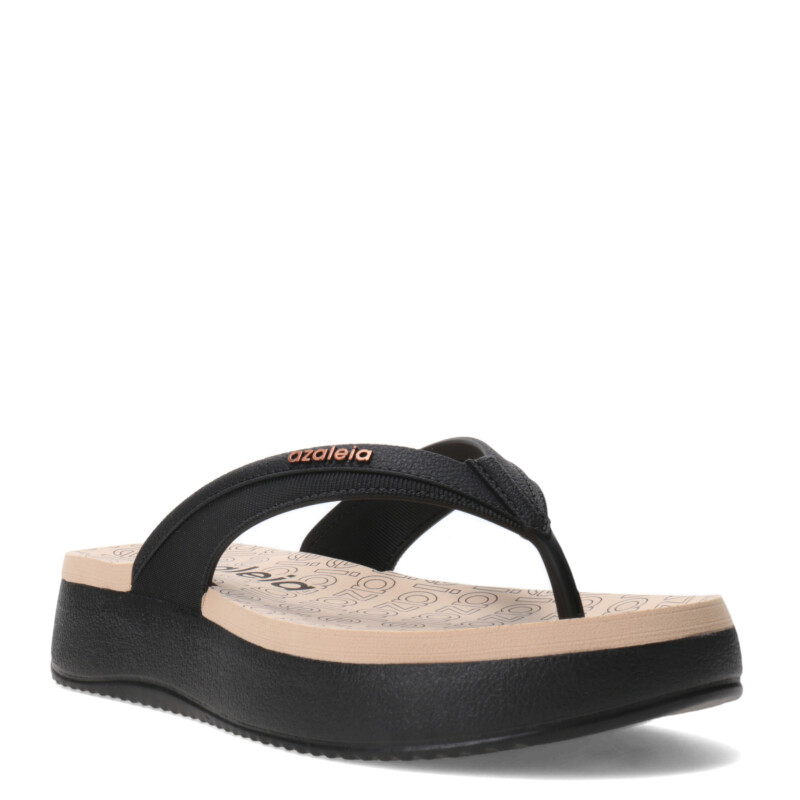 Sandalia de Mujer Azaleia Maria Negro - Marrón