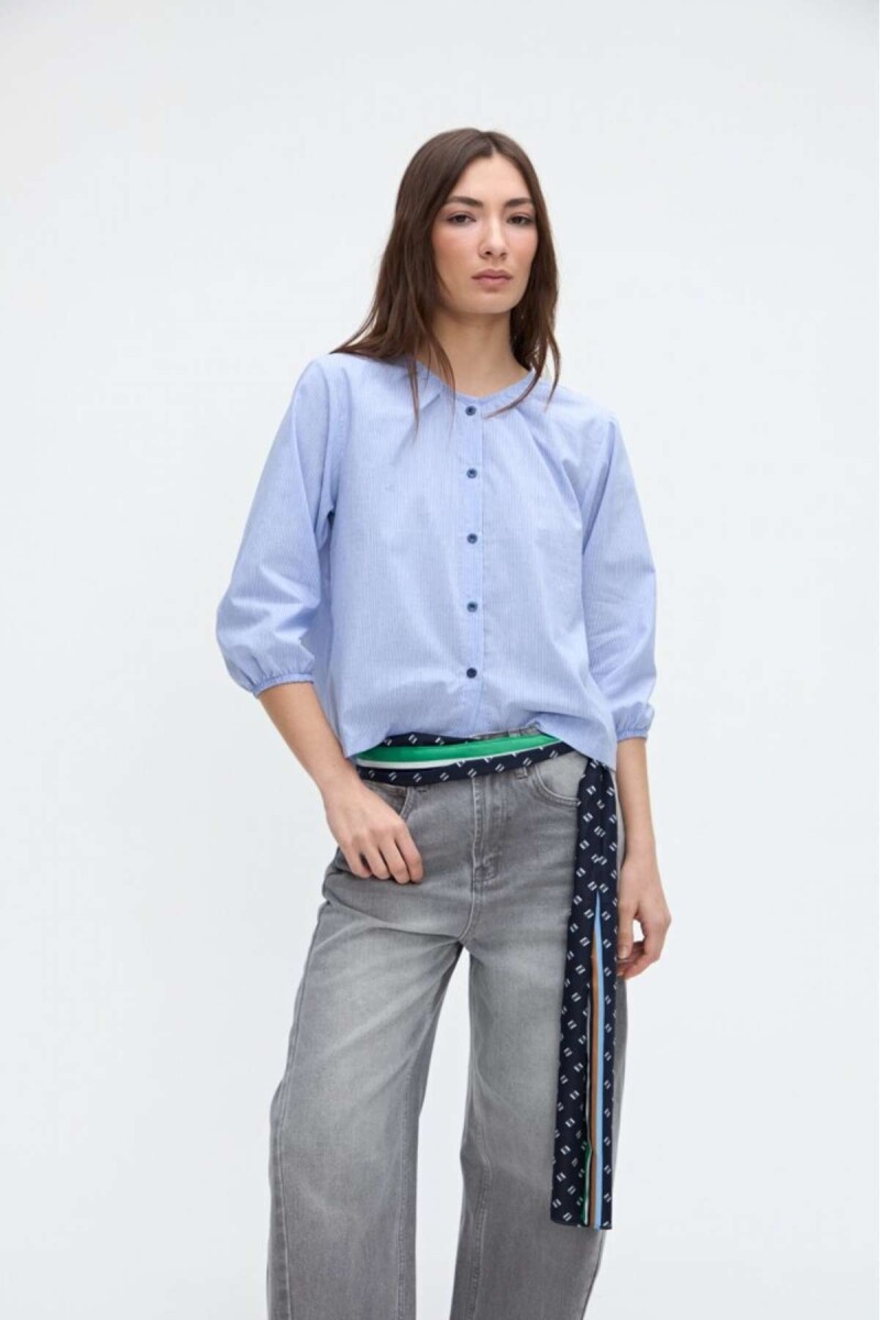 Camisa Tessa - Celeste 