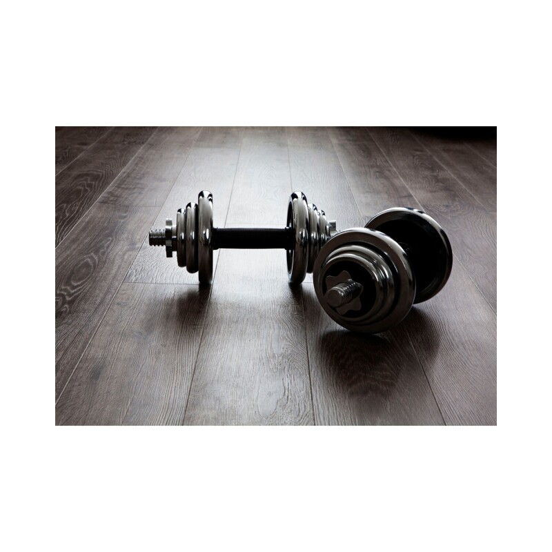 Set de Mancuernas cromadas en estuche 15kg totales Best Set de Mancuernas cromadas en estuche 15kg totales Best