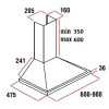 Campana Extractora Punktal Acero Inoxidable Con Luz Led Campana Extractora Punktal Acero Inoxidable Con Luz Led