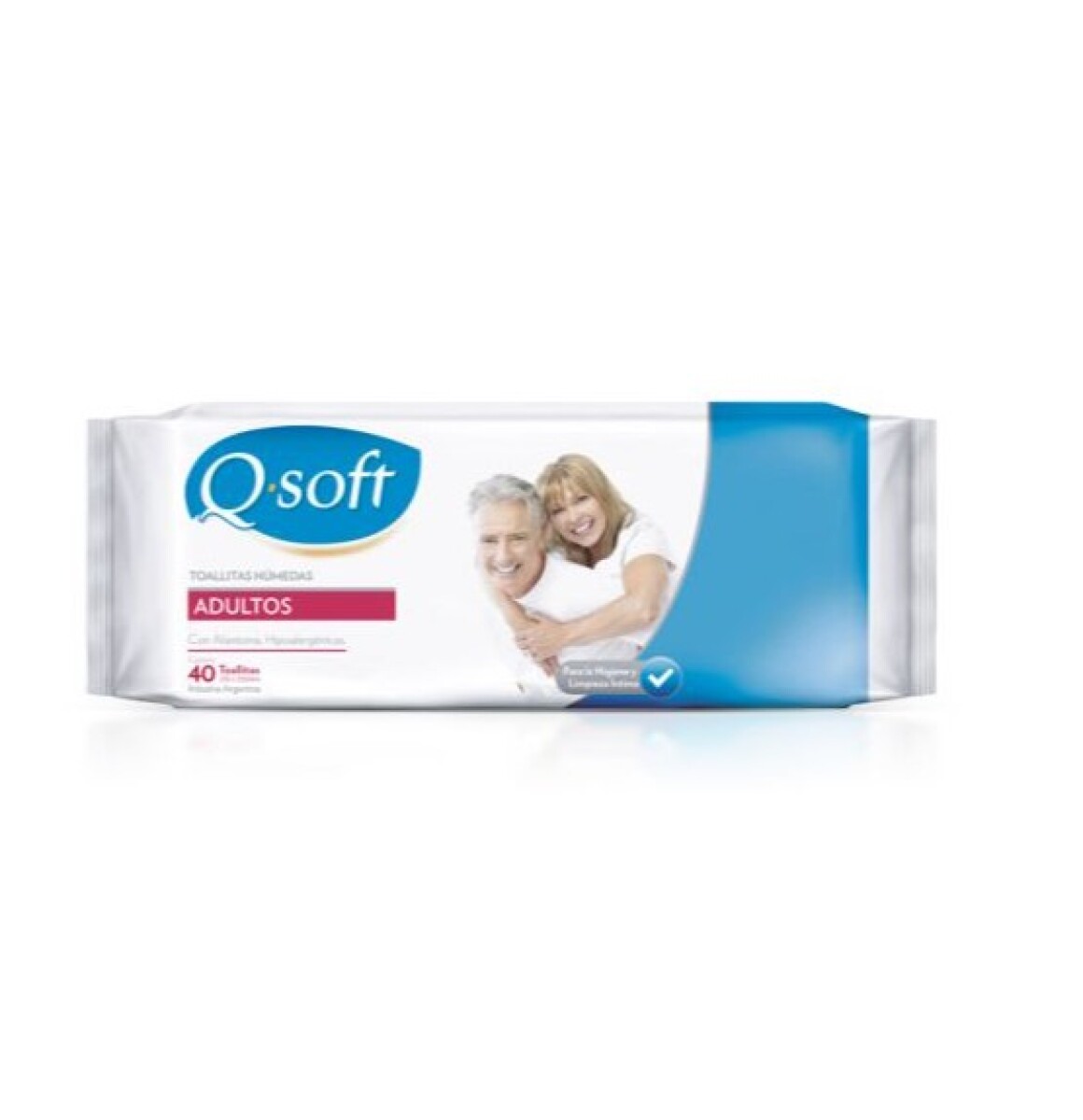 Q-soft Toallas húmedas para adultos x40 