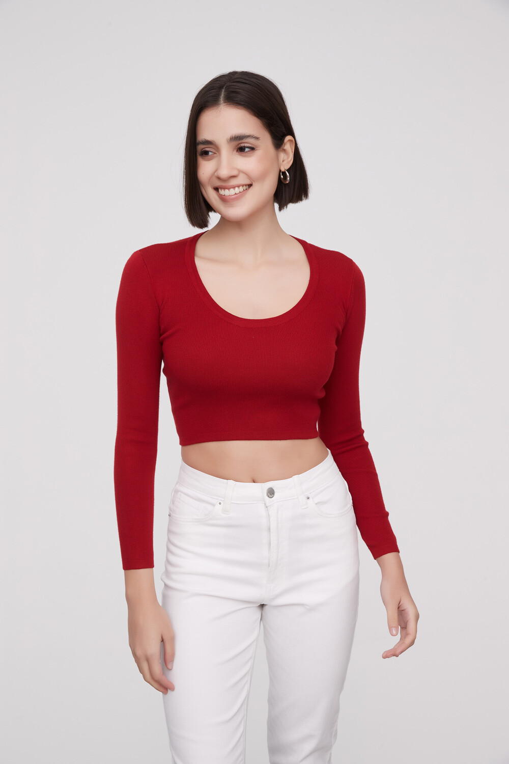 Sweater Dispa Rojo Oscuro