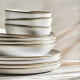 Plato Postre Ceramica Gris Organic x24 19.5cm | Selecta Plato Postre Ceramica Gris Organic x24 19.5cm | Selecta