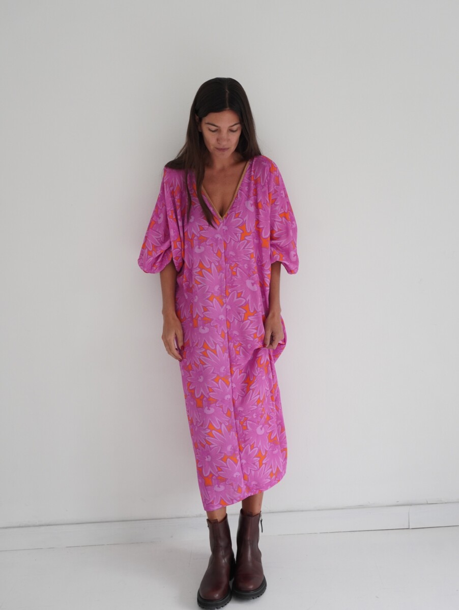 Easy Long Dress - Chicle 