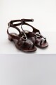 SANDALIA ARO MARRON