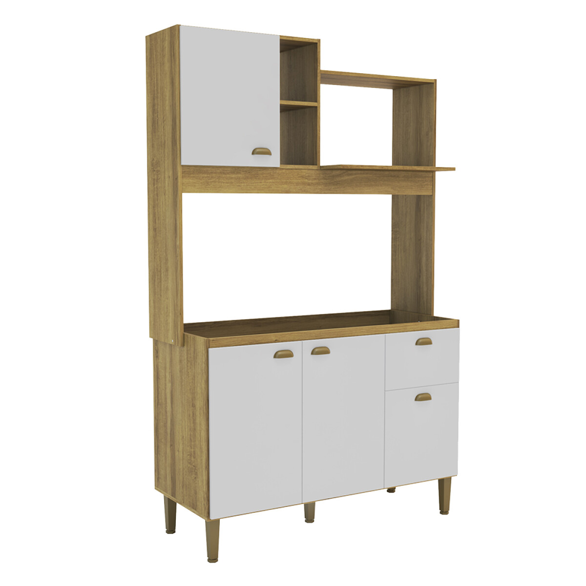 Cocina Completa Modelo Azaleia Color Miel / Blanco 
