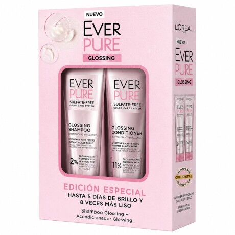 Pack Shampoo L'Oréal Paris Ever Pure Glossing 2 Unidades Pack Shampoo L'Oréal Paris Ever Pure Glossing 2 Unidades