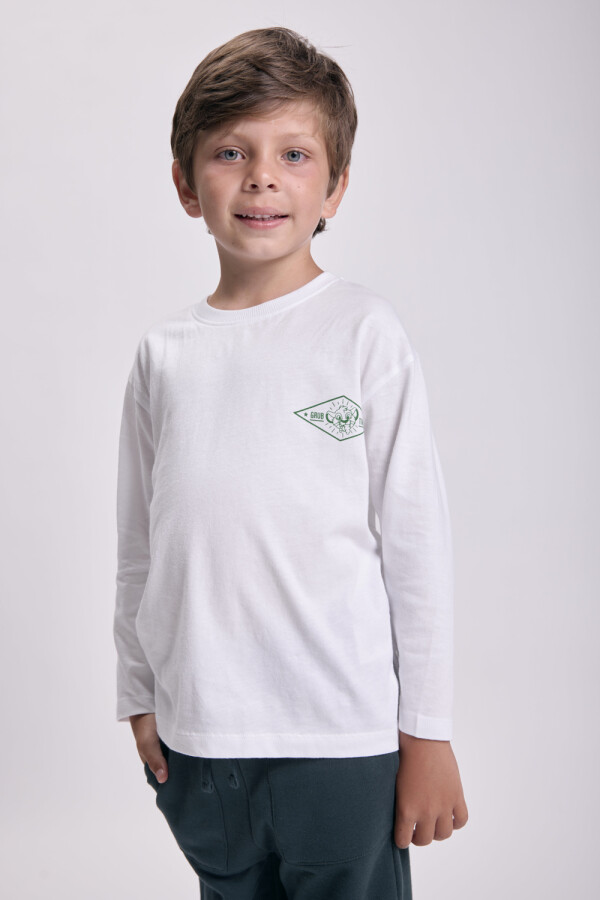 Remera estampada Rock Blanco