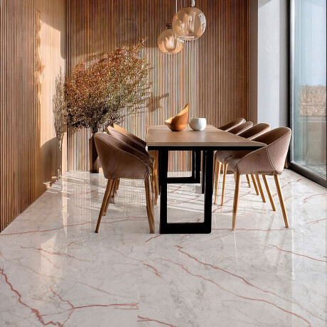 PORCELANATO CALACATA 82.5X82.5 PULIDO BLANCO MARMOLADO GAMAS DE BLANCO