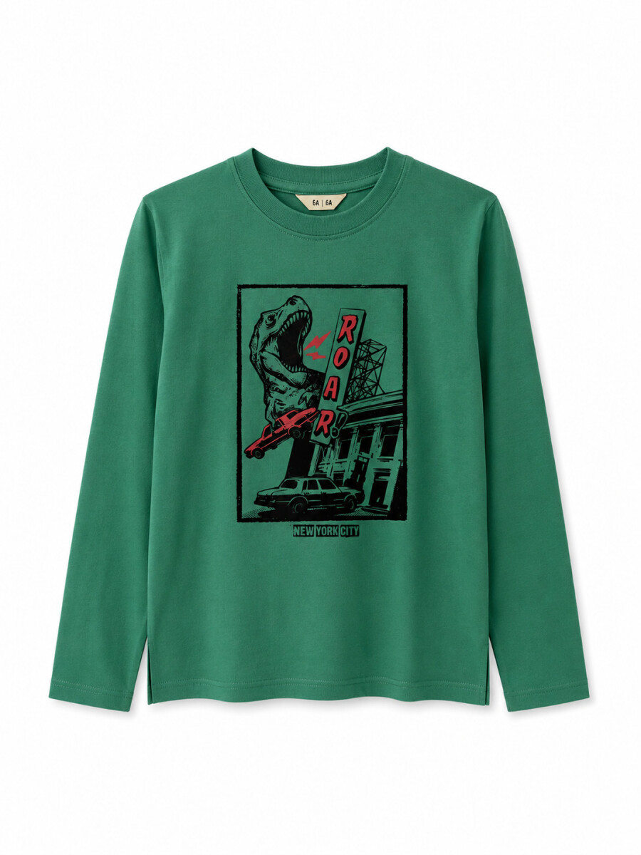 REMERA SPORT - VERDE 