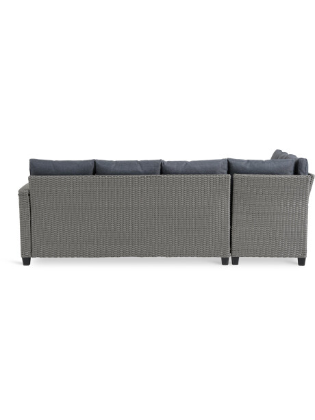 Set jardín AGERMOSE 6 plazas gris Set jardín AGERMOSE 6 plazas gris
