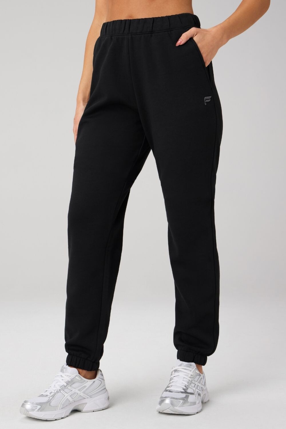 Cozy Fleece Go-To Sweatpant-Short Black