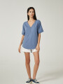 Remera Tazu Azul Piedra