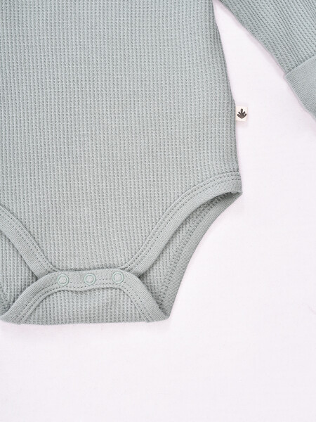 BODY WOOFY VERDE GRISACEO