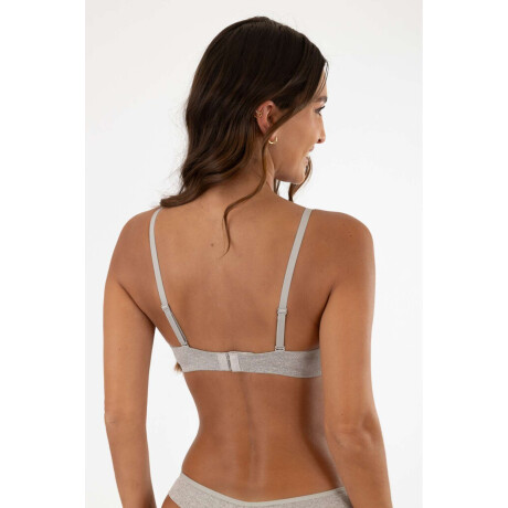 Soutien preformado push up sacks every day Gris melange