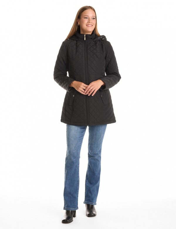 Campera Capitoneada NEGRO