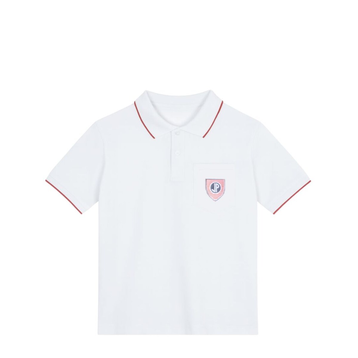 Remera Polo Jean Piaget Blanco