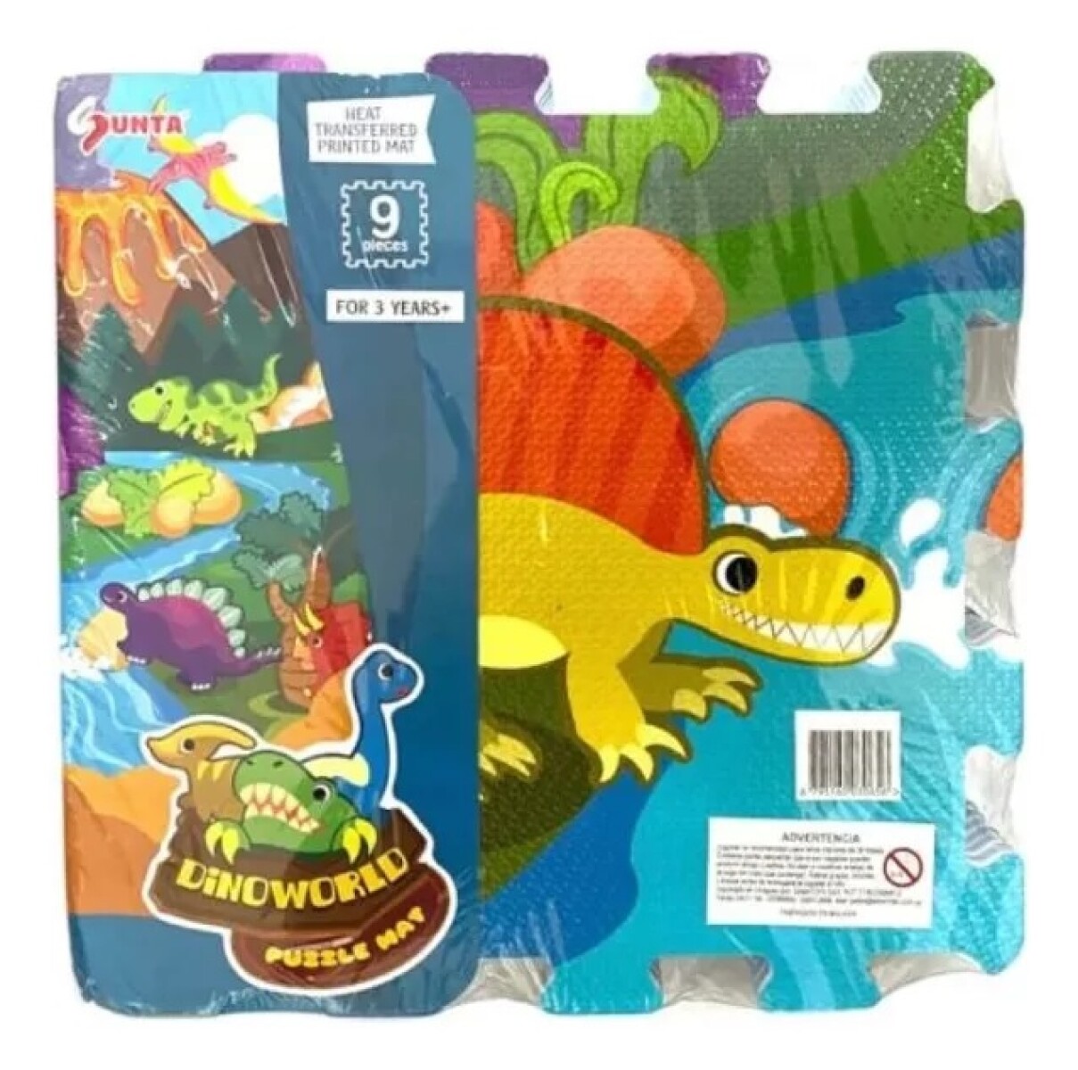 Alfombra Infantil Goma Eva Dinoworld 