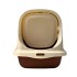 Baño Sanitario Cerrado Beige 45 cm Baño Sanitario Cerrado Beige 45 cm