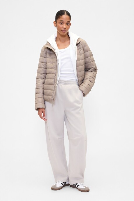 Campera Puffer Mujer Medium Cool Brown