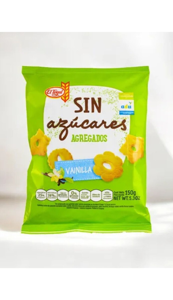 GALLETITA EL TRIGAL SIN AZUCAR VAINILLA 150g 
