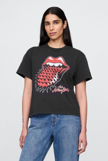 Remera Bandas Manga Corta Mujer Moonless Night