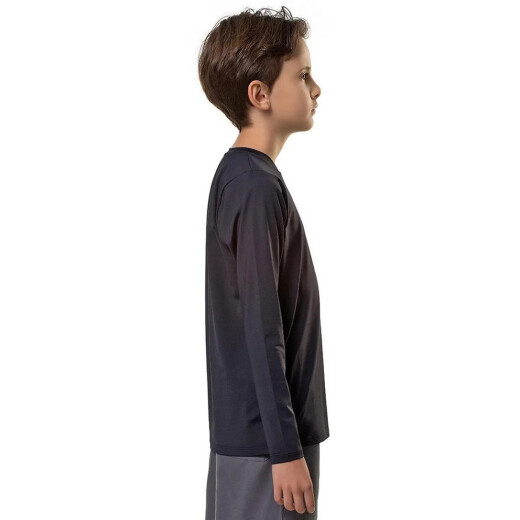 Remera Elite Termica Niño Negra S/C