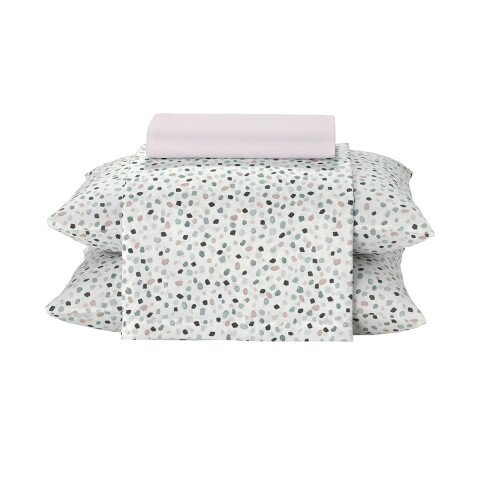 Juego Sábanas Queen Size Dohler 150 Hilos 100% Algodón SERENA