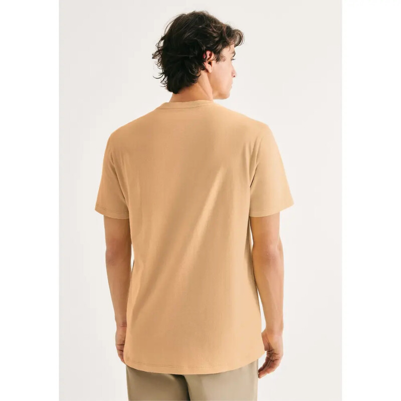CAMISETA MM MASC AMARELO CLARO