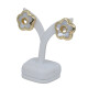 Caravanas clips en oro 18k con nácar Caravanas clips en oro 18k con nácar