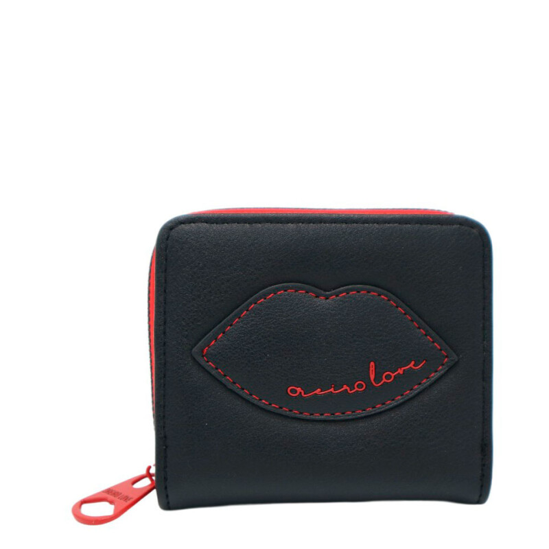 Billetera Las Oreiro Love Negro
