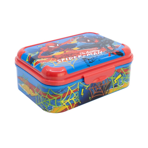 Vianda infantil Asker Spiderman 17 cm con Broche U