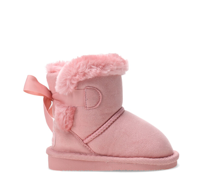 Bota TEIPI con piel interior y cinta Pink