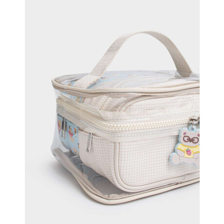 Set De Portacosméticos Estampado Rayas