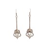 Caravanas Elegante-Plata 925-Piedra Luna-CA3359 conpiedra