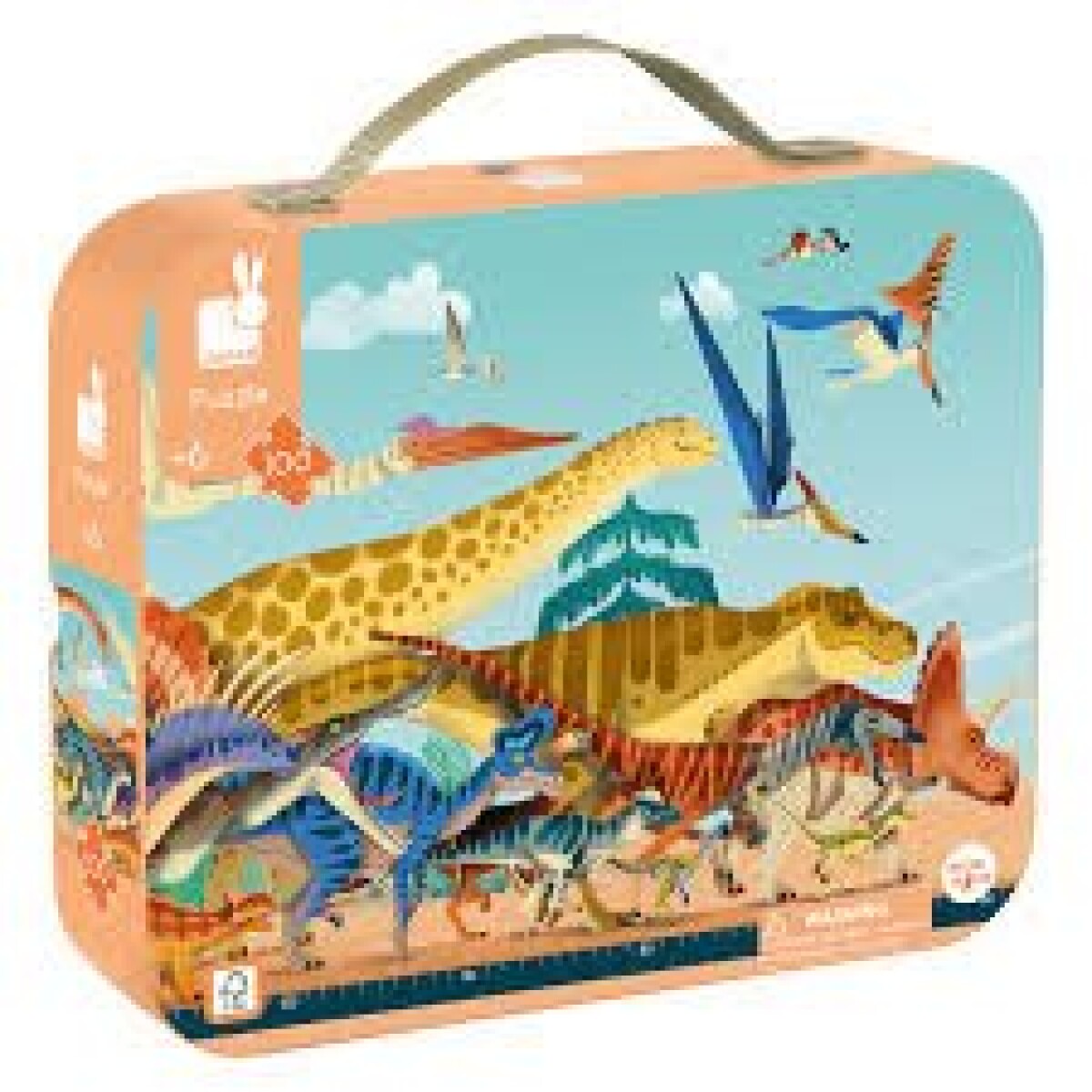 PUZZLE DE DINOSAURIOS MALETIN 