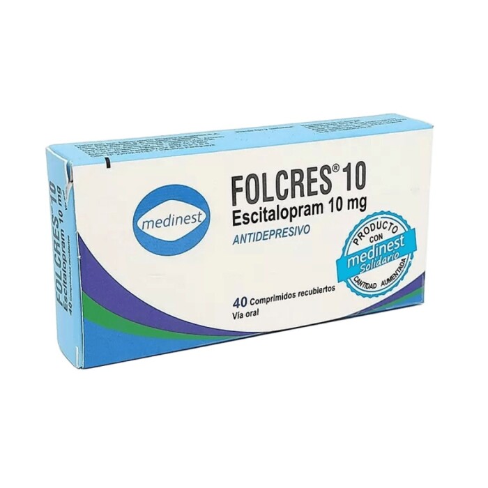 FOLCRES 10 MG. CJ X 40 COMP. única