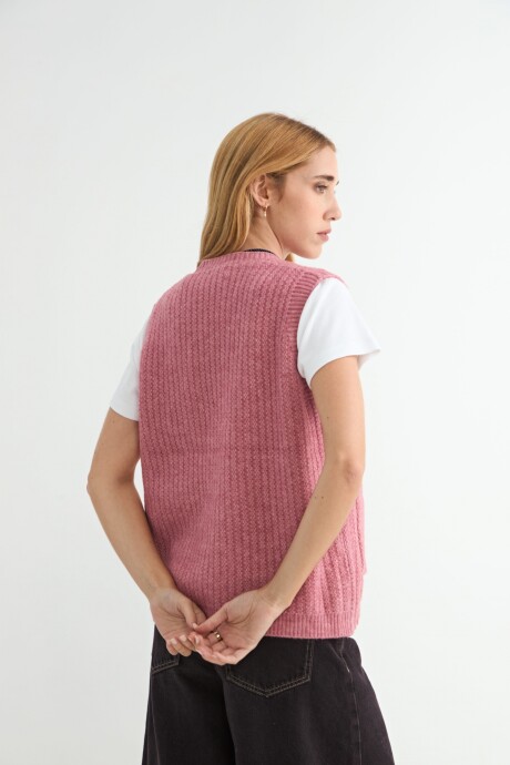 CHALECO LONGAN ROSADO