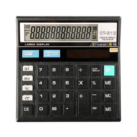Calculadora CT-512 12DIG 14 x 13 cm Calculadora CT-512 12DIG 14 x 13 cm