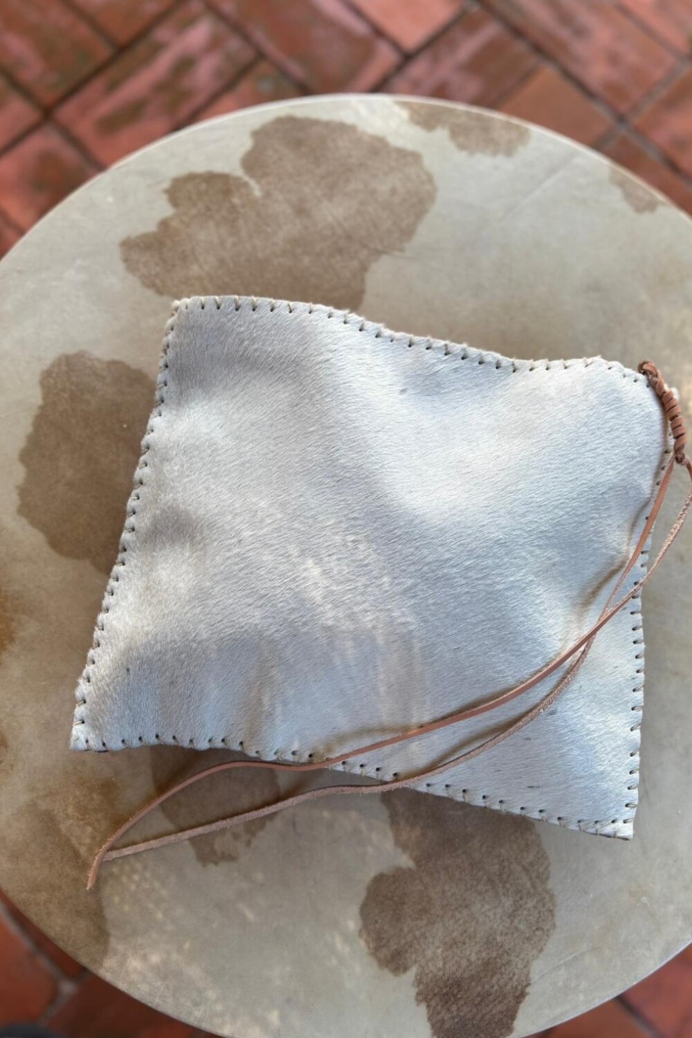 Leather Envelope Cowhide Hielo
