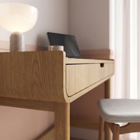 Escritorio Aura - 1 cajón Natural