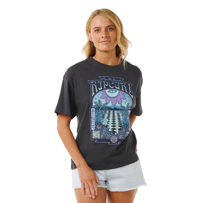 Remera Rip Curl Slow Down Heritage Tee - Negro Remera Rip Curl Slow Down Heritage Tee - Negro