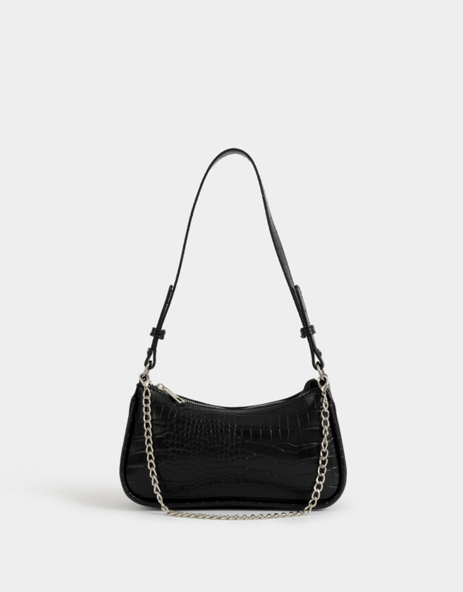 Bandoleras Bandolera Efecto Croco - Negro