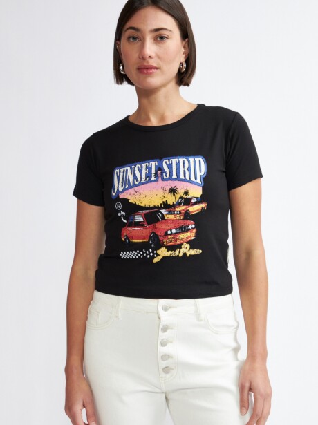 REMERA TAHINI NEGRO