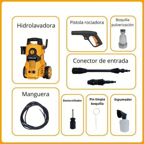 HIDROLAVADORA ELÉCTRICA 1400W Hidrolavadora Eléctrica 1400W