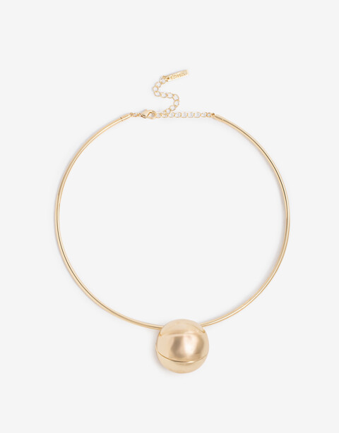 Collares Cortos Metal Collares Cortos, Metal Balls - Dorado